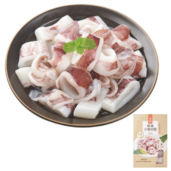 爭鮮澎湖鮮凍小卷切圈 200g