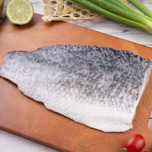 台灣養殖金目鱸魚片 350g