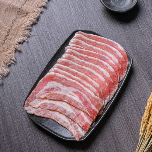 台灣黑豚五花豬肉片 200g